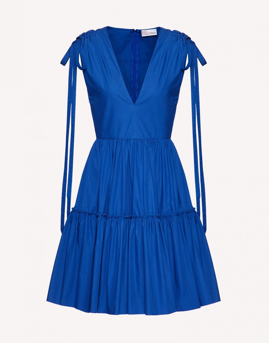 RED VALENTINO COTTON POPLIN DRESS 18603 - Image 2