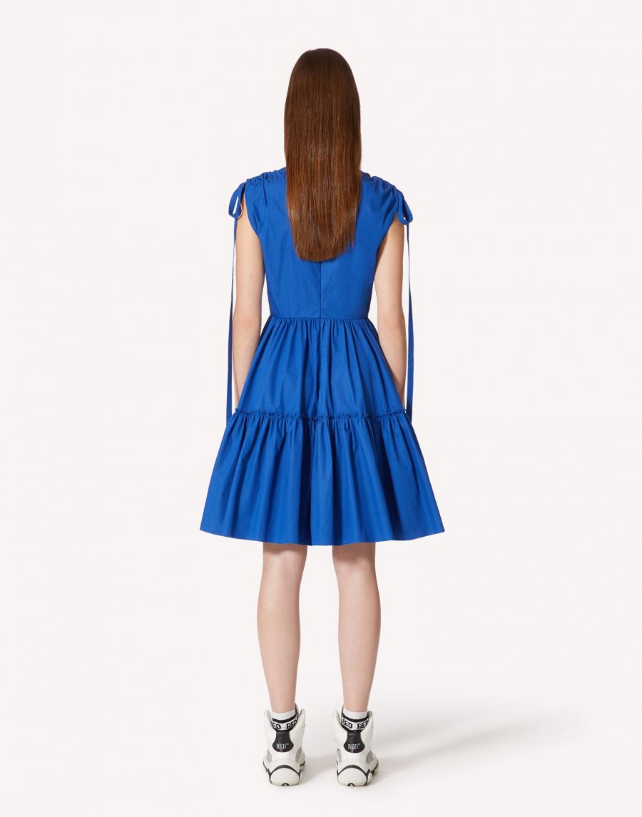 RED VALENTINO COTTON POPLIN DRESS 18603 - Image 5