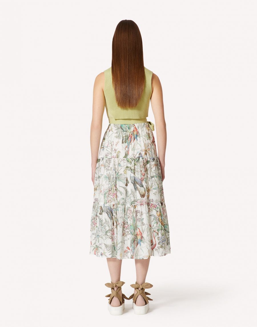 RED VALENTINO COTTON CAMISOLE WITH WAISTBAND 18611 - Image 3