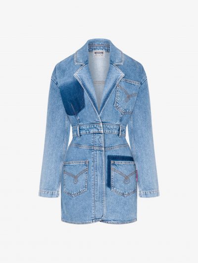 MOSCHINO RECYCLED DENIM DRESS 18831