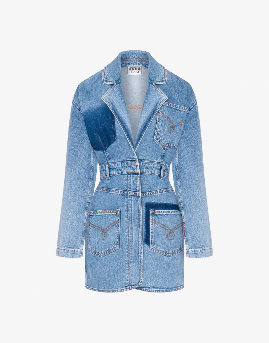MOSCHINO RECYCLED DENIM DRESS 18831