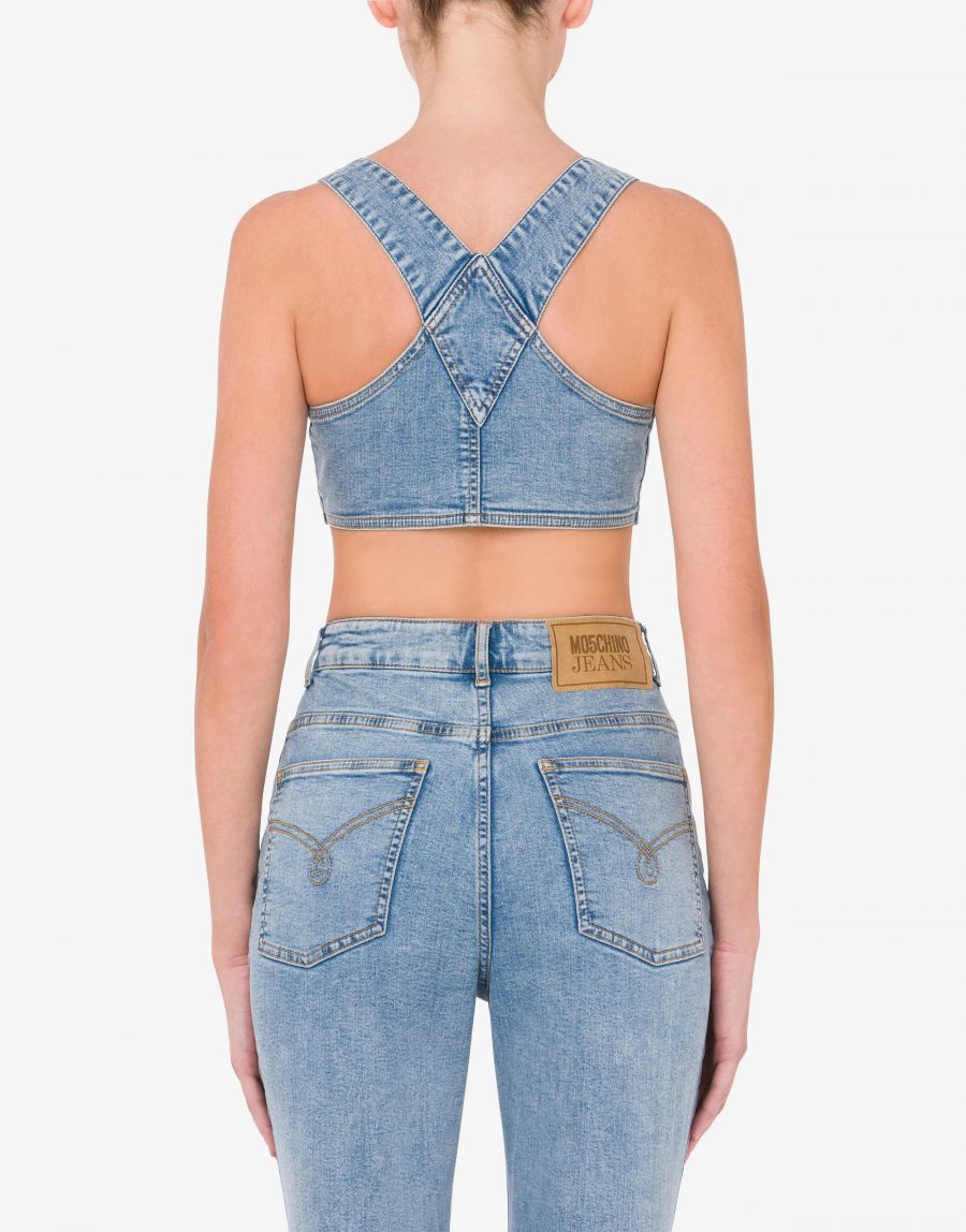 MOSCHINO DENIM BRALETTE 18823 - Image 3