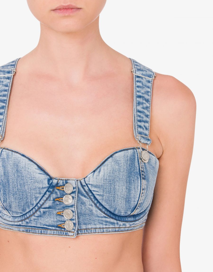 MOSCHINO DENIM BRALETTE 18823 - Image 4