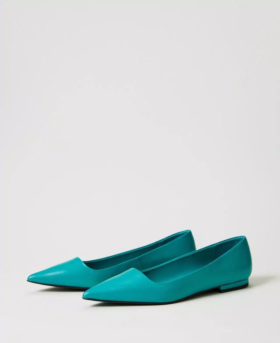 TWINSET Ballerina shoes with tampered toe 25041 - Image 2