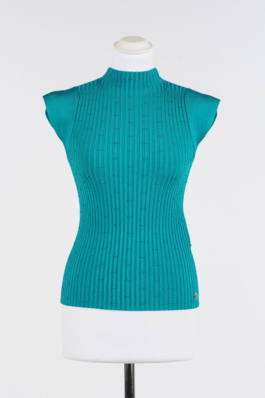 TWINSET tropical emerald knitted blouse 25035