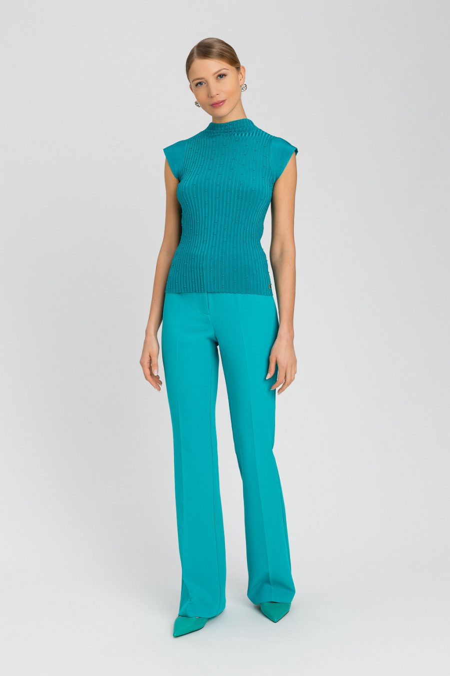TWINSET tropical emerald knitted blouse 25035 - Image 3