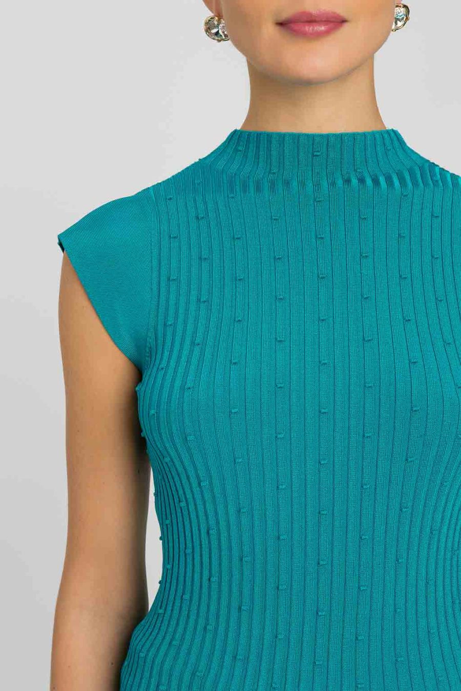 TWINSET tropical emerald knitted blouse 25035 - Image 2