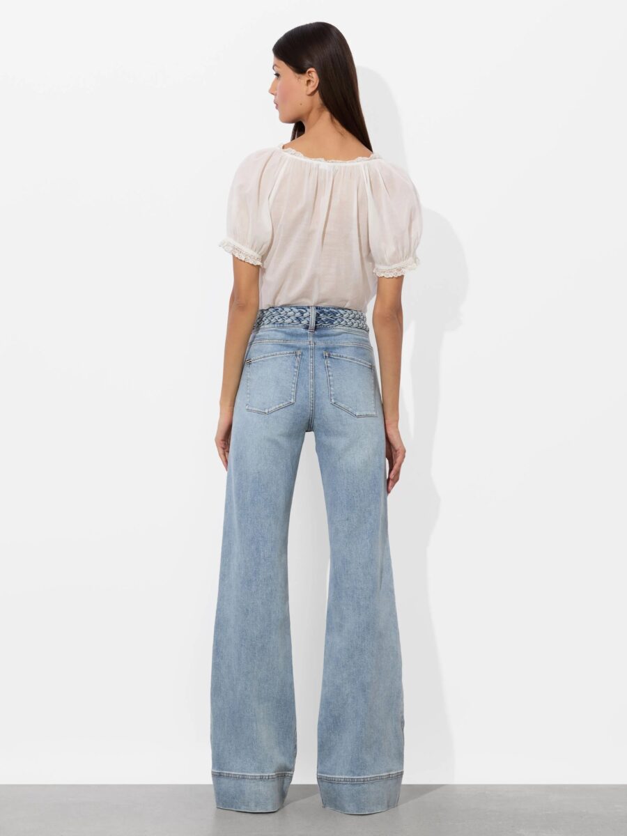 ALICE+OLIVIA JUNO BRAIDED JEAN 26165 - Image 5