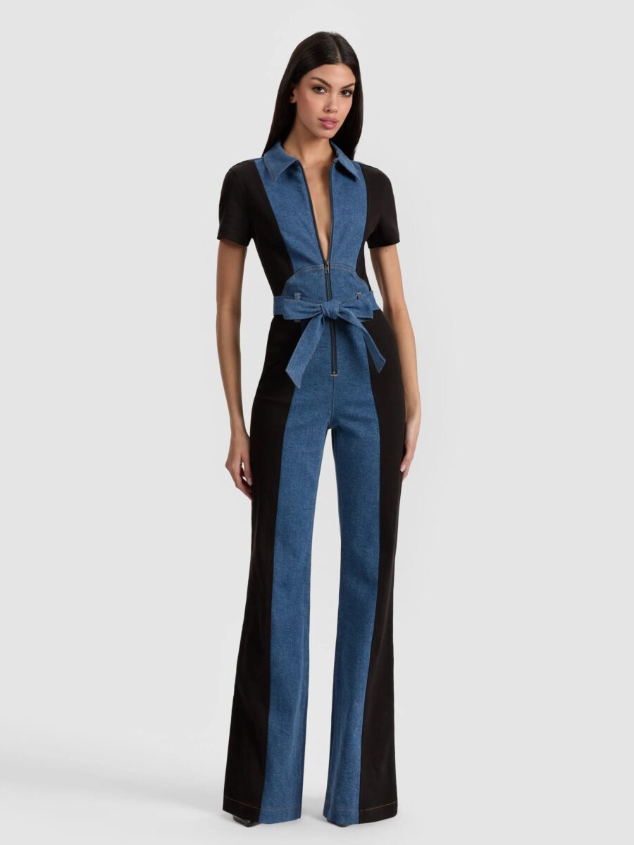 ALICE+OLIVIA GORGEOUS WIDE LEG JUMPSUIT 26168 - Image 2