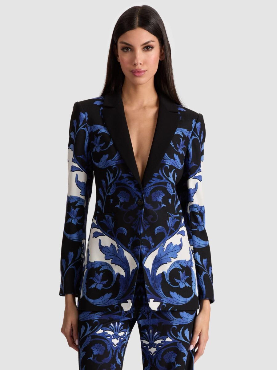 ALICE+OLIVIA BREANN PRINTED BLAZER 26182 - Image 2