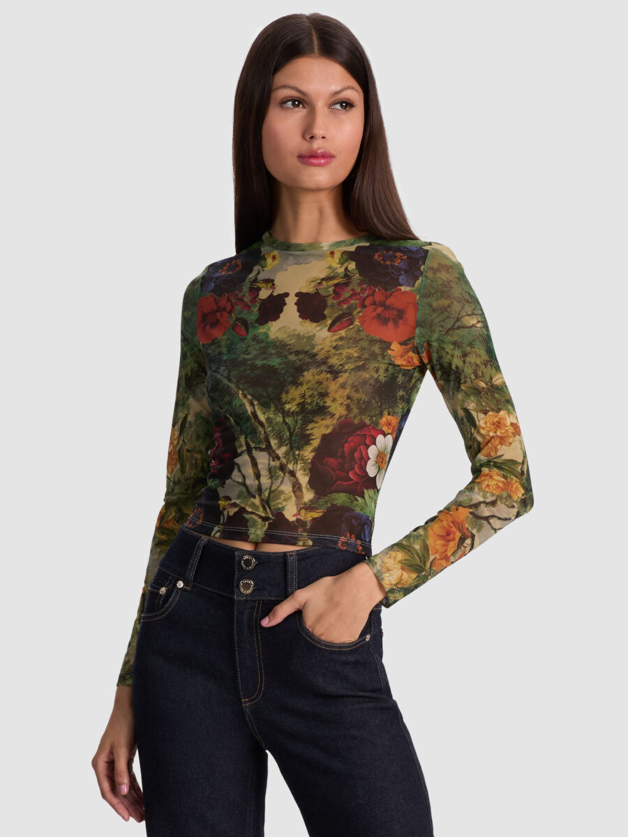 ALICE+OLIVIA DELAINA MESH TOP 26181 - Image 2