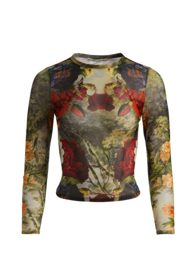 ALICE+OLIVIA DELAINA MESH TOP 26181