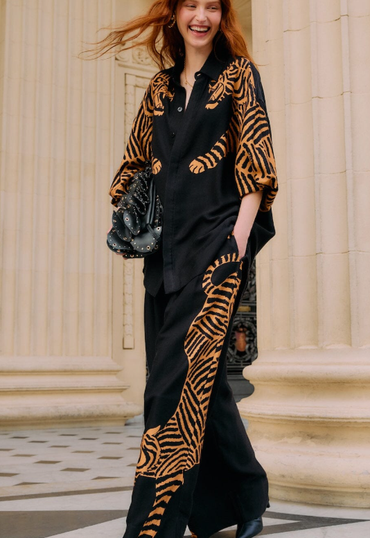 FARM RIO black tiger pants - Image 2