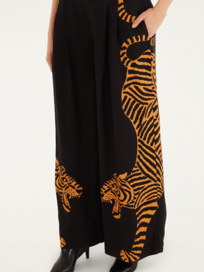 FARM RIO black tiger pants