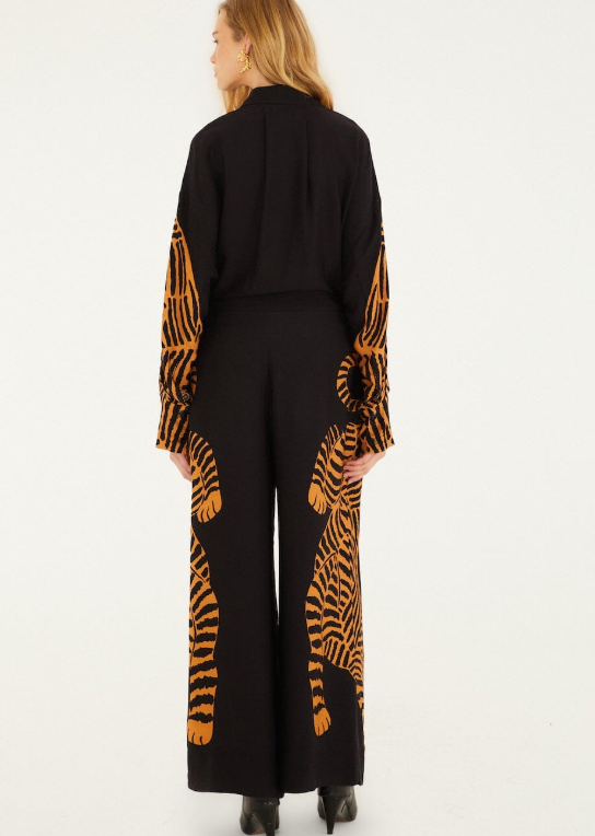 FARM RIO black tiger pants - Image 3