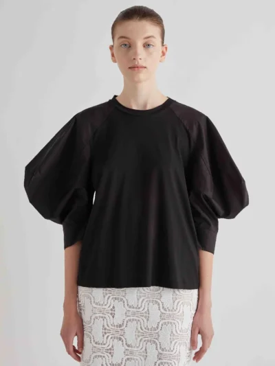 MEIMEIJ T-SHIRT CON MANICHE A BALLON 26318