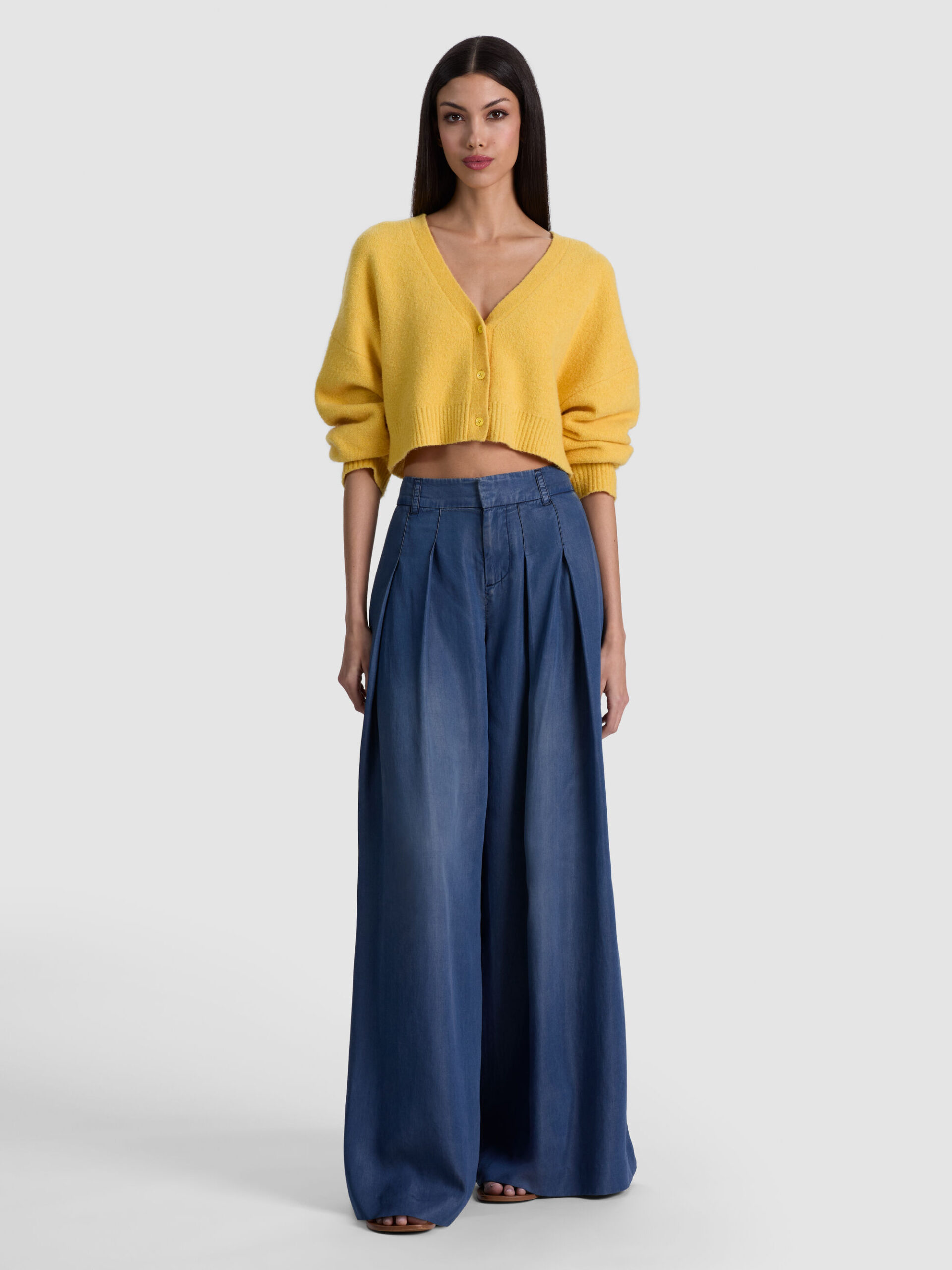 ALICE&OLIVIA BLAIRE PLEATED JEAN 27143 - Image 3