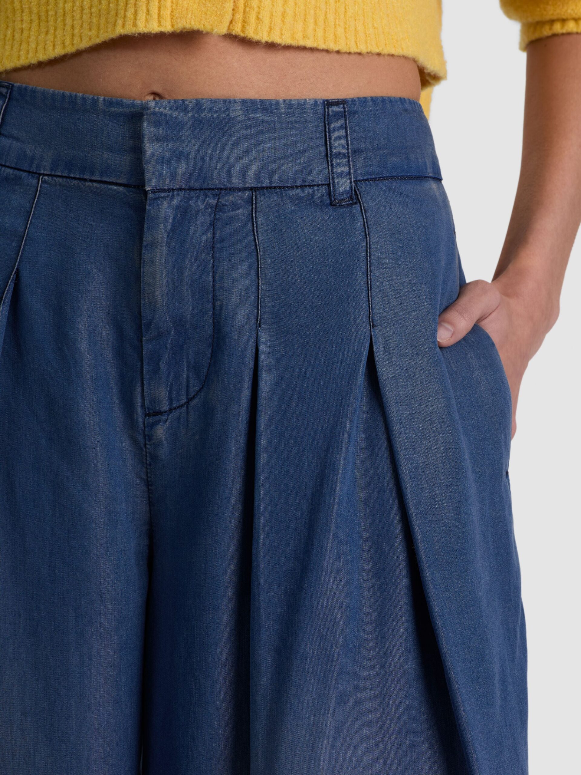 ALICE&OLIVIA BLAIRE PLEATED JEAN 27143 - Image 2